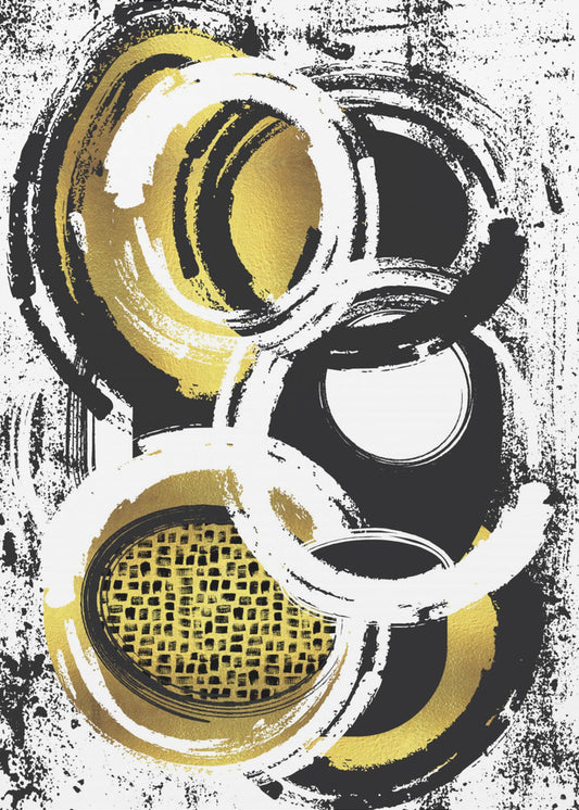 Wall art Abstract Painting No. 2 | gold