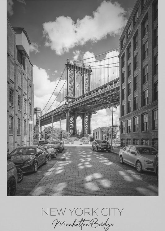 Wall art-NEW YORK CITY Manhattan Bridge