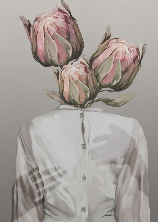 Unknown Longing No.I Wall Artwork In Black Floating Frame