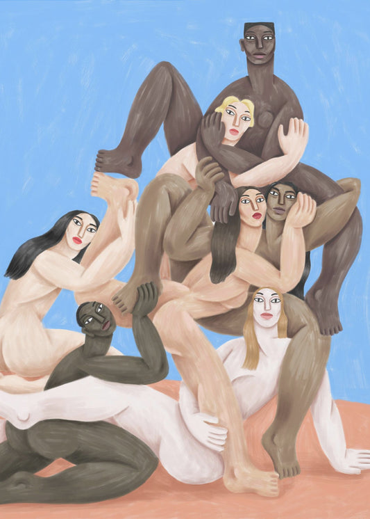 Pagan Heaven Wall Artwork In Black Floating Frame