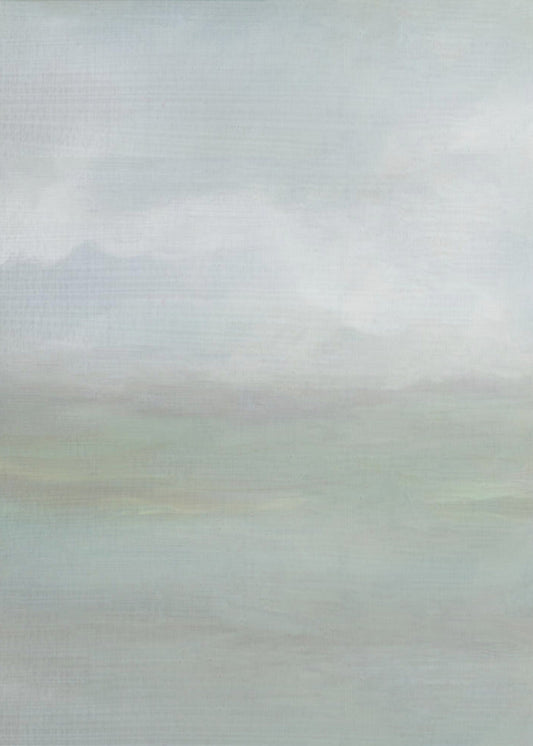 Artwork- Rough Seas Oil Panel  6-16X20inches-In Black Floating Frame