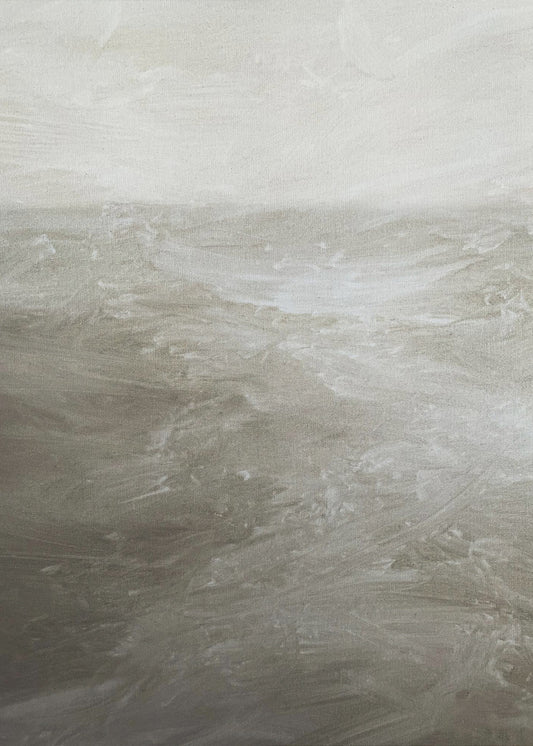 Dream Sea Wall Artwork In Black Floating Frame