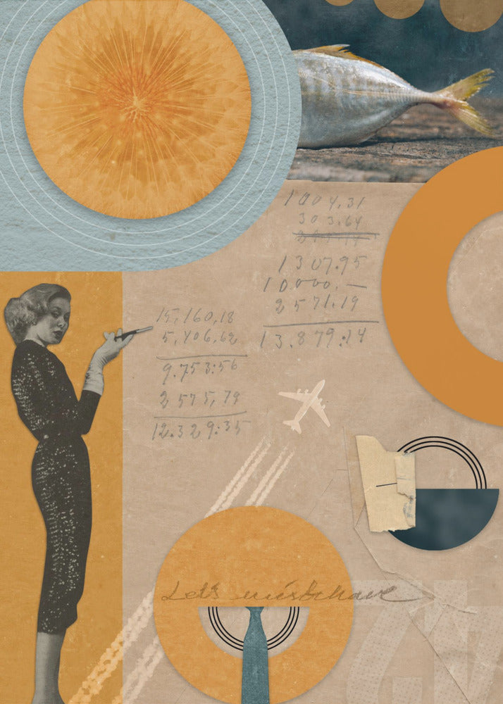 Abstract Art Canvas Print-wall-art-let-039-s-misbehave-24X36inches