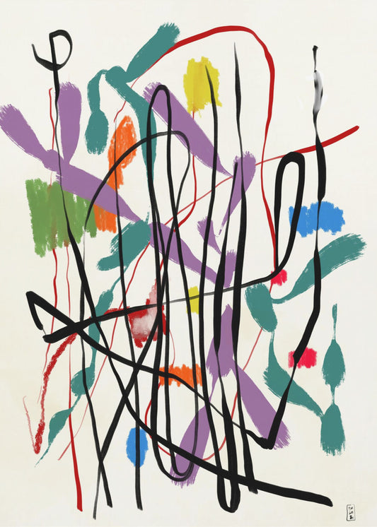 Abstract Art Canvas Print-wall-art-august-5th-24X36inches