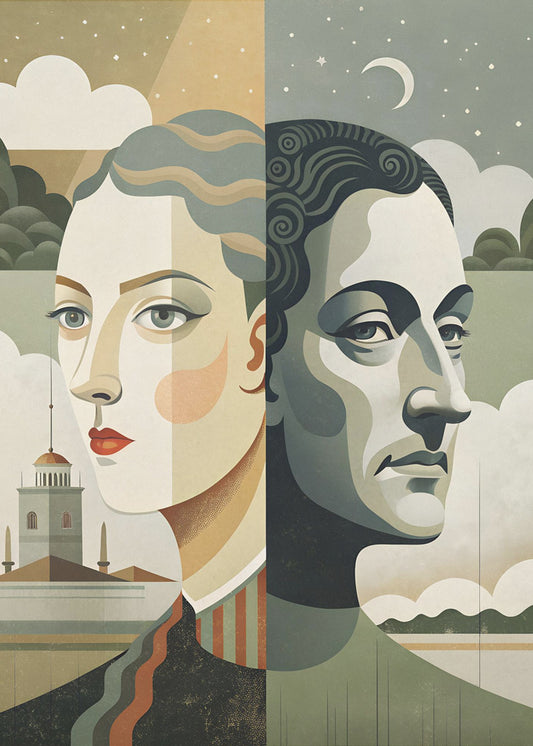 Twilight Reflections Wall Artwork In Black Floating Frame