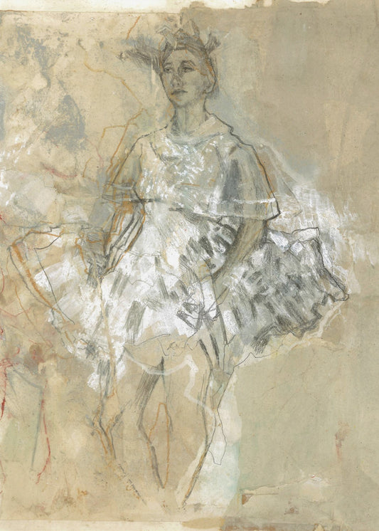 Abstract Art Canvas Print-wall-art-hommage-a-degas-xxiii-24X36