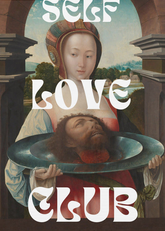 canvas prints Self Love Club No. 324X36inches- Black Frame