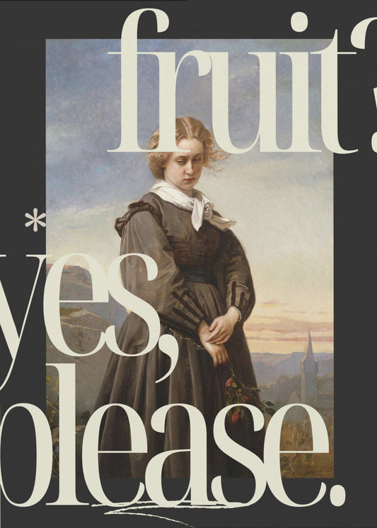 canvas prints Fruit? Yes, please.24X36inches- Black Frame