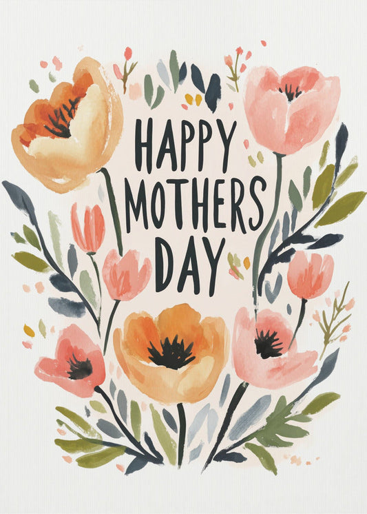 canvas prints Happy Mothers Day24X36inches- Black Frame