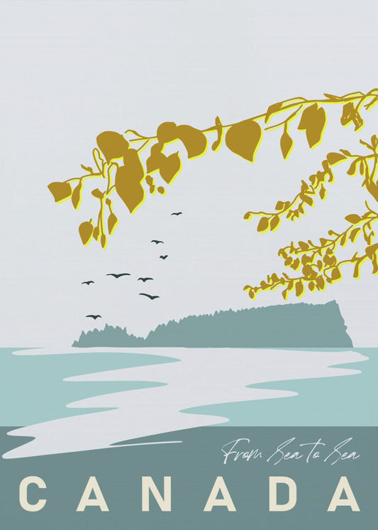 Wall art mellow anticipation Canadian Lakeland-24X36inches-In Black Floating Frame