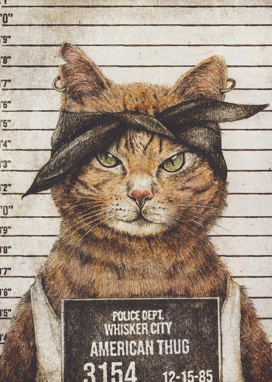 canvas prints American Thug24X36inches- Black Frame