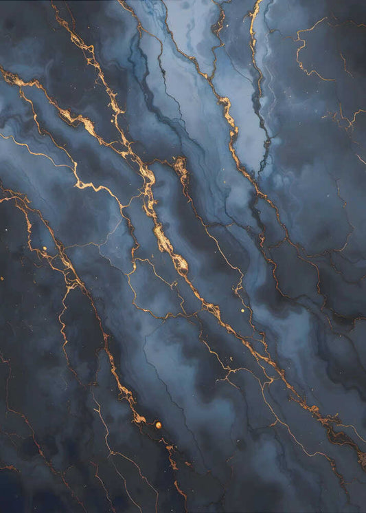 Wall art Blackout With Gold Vibes