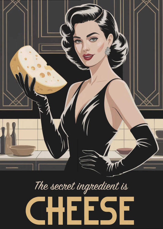 Wall art Cheesy Elegance