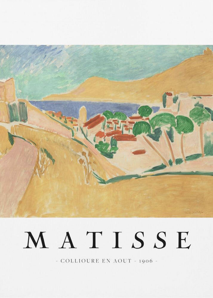 Artwork  Collioure En Aout Matisse -inches