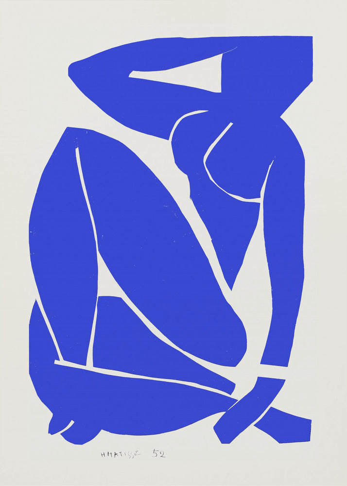 Artwork  Nudo Blu III 1952 -inches