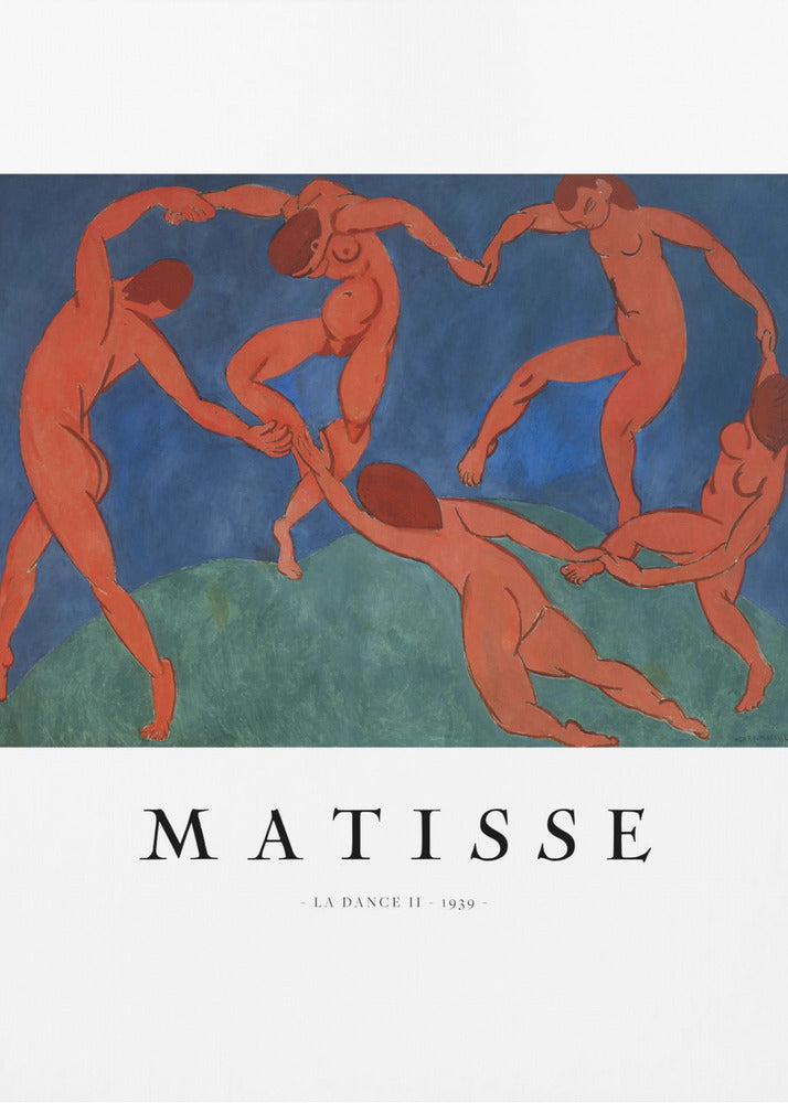 Artwork  La Danse II By Henri Matisse -inches