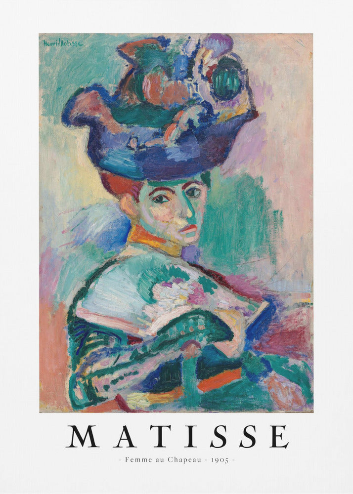 Artwork  Woman With Hat 1905 -inches