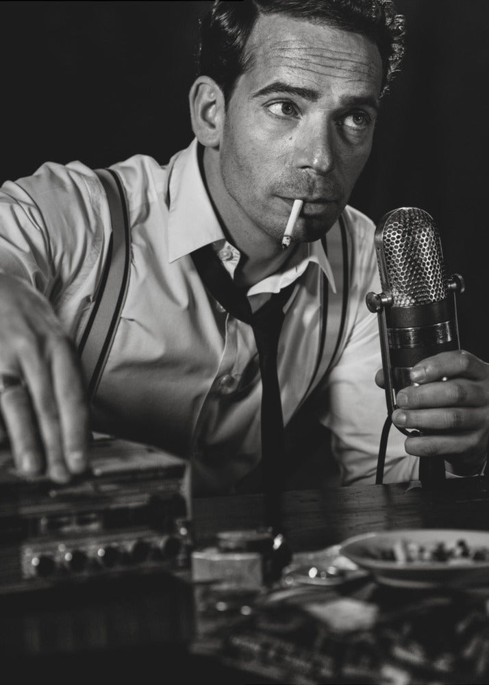 Artwork- ....good night and good luck...-16X20inches-In Black Floating Frame