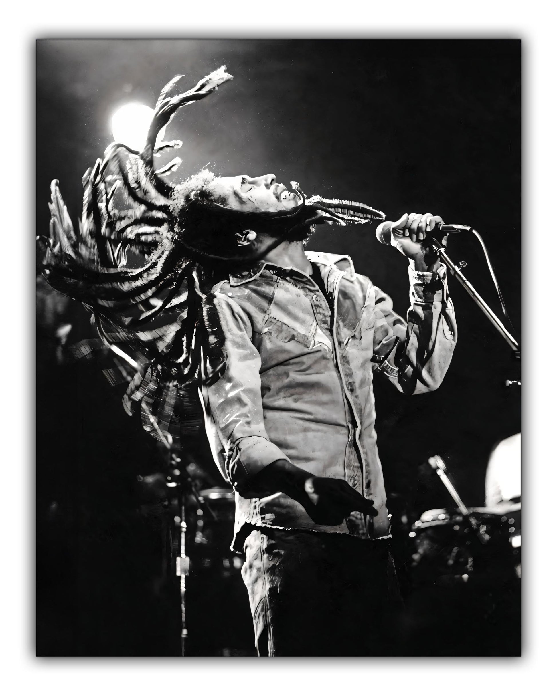 sample wall art bob marley