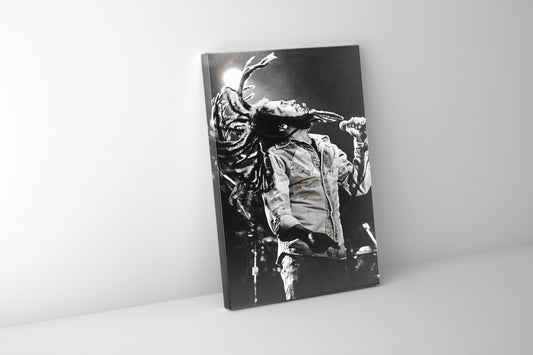 wall art bob marley in gallery wrap