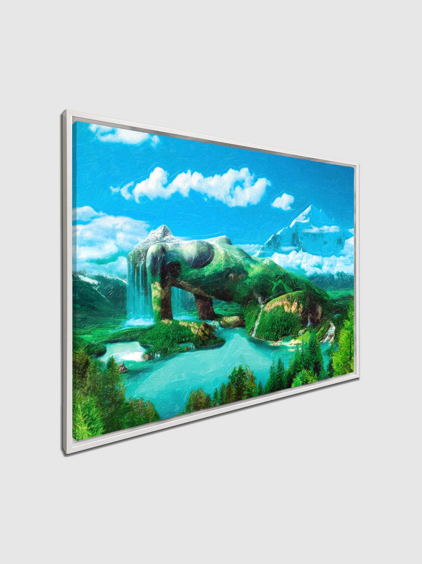 "Mother Nature"- Fine Art Canvas- Wall Art- Diamond varnish.