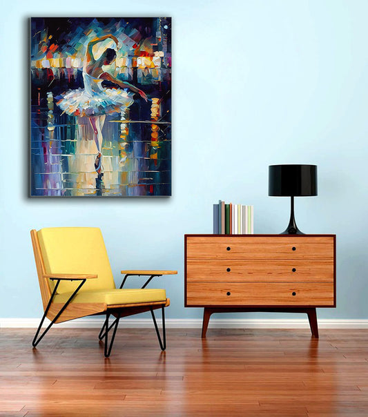 Ballet Dancer -Fine Art Canvas Print-  RGB varnish