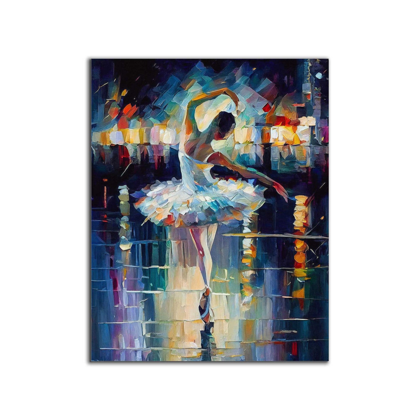 Ballet Dancer -Fine Art Canvas Print- RGB varnish