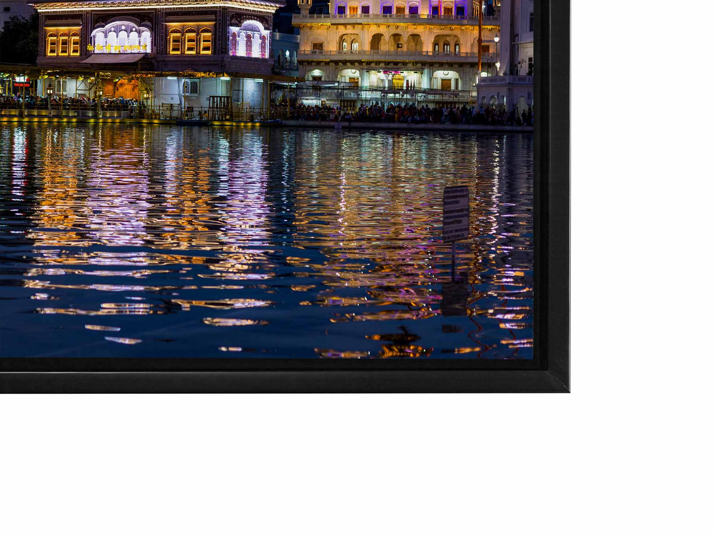 Canvas Print of the Golden Temple -Wall Decor Skyline-RGB varnish