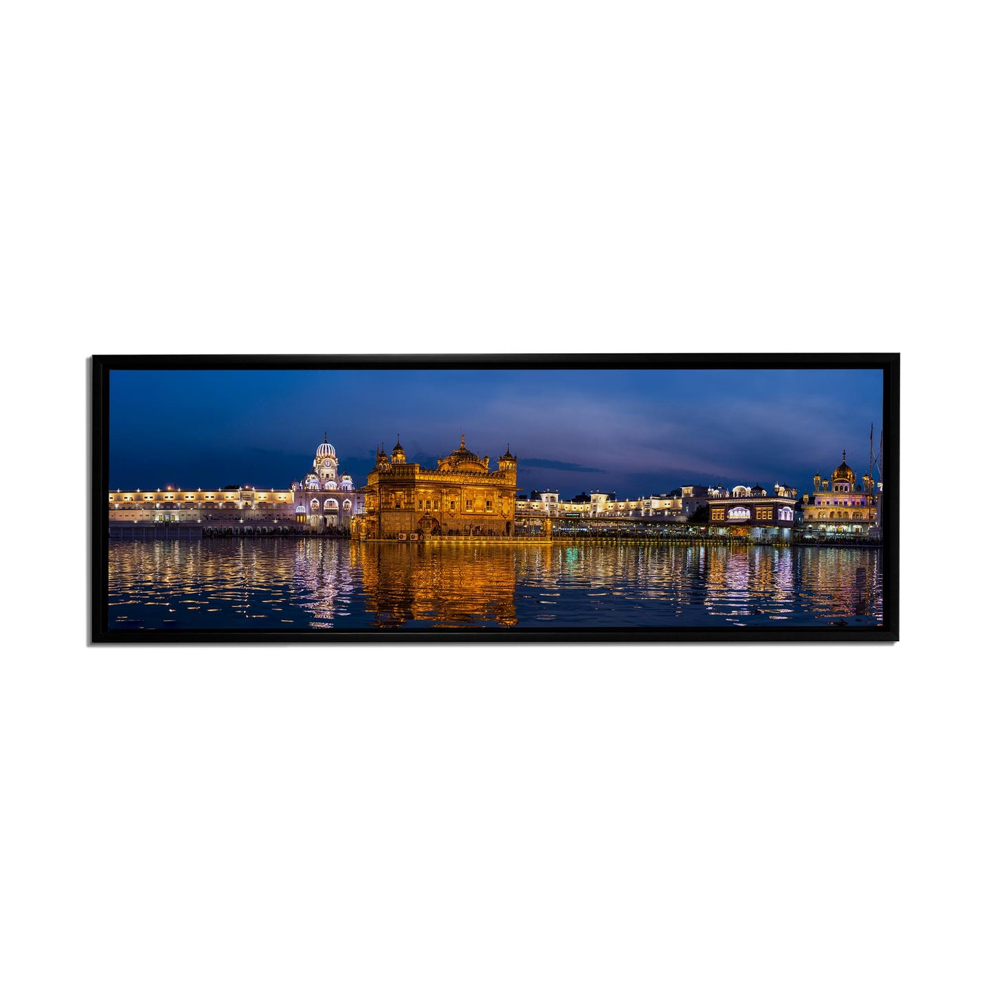 Canvas Print of the Golden Temple -Wall Decor Skyline-RGB varnish
