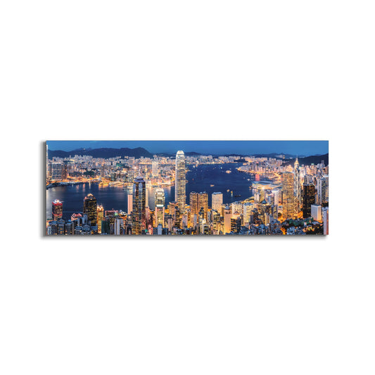 Canvas Print-Hong Kong-Skyline-Wall Art