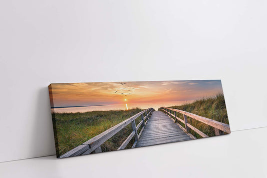 Canvas Print-Beach Walk-Wall Art