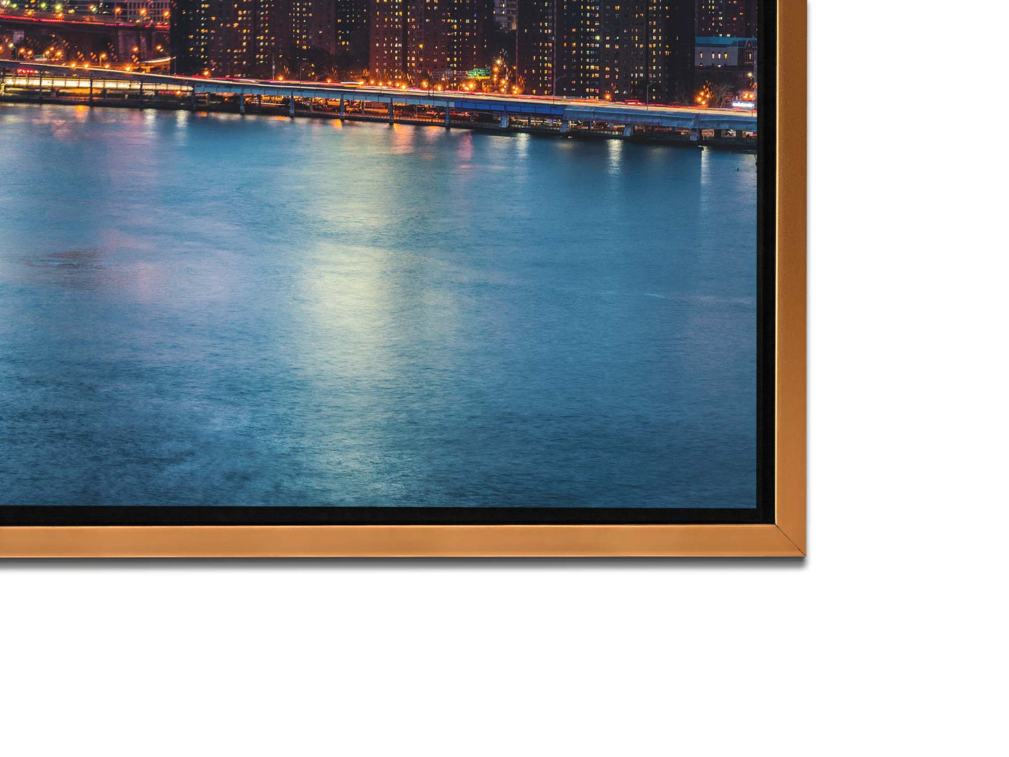 Cities Skylines-NYC Sunset Bridge-Wall Decor