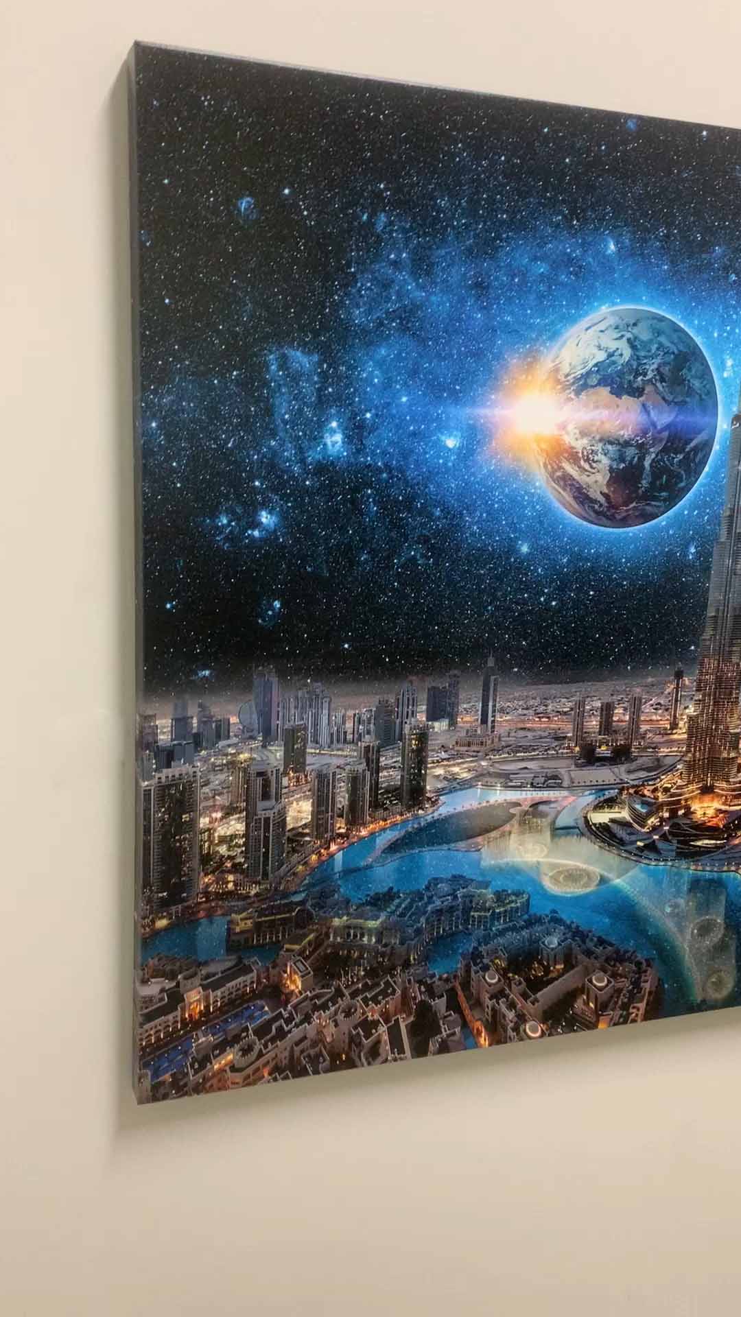 Wall Art-Dubai Concept-Canvas Print-Skyline