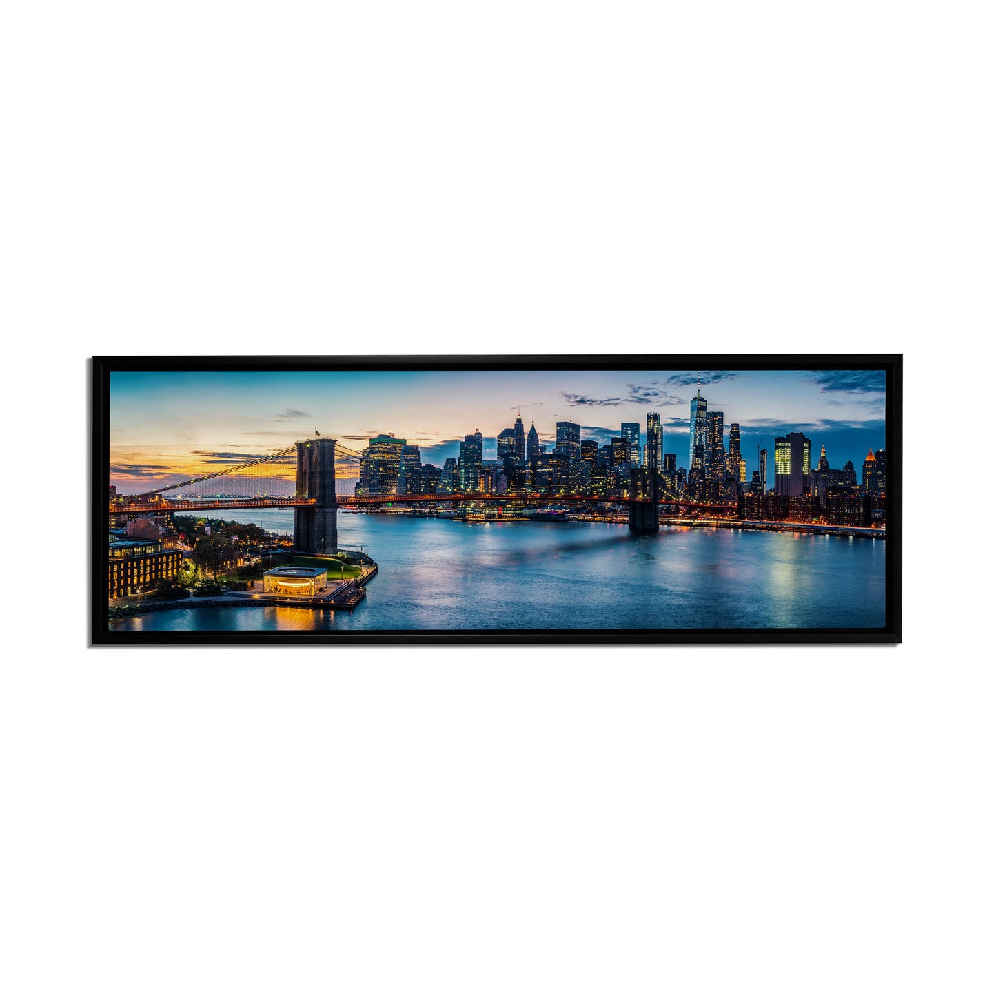 Cities Skylines-NYC Sunset Bridge-Wall Decor