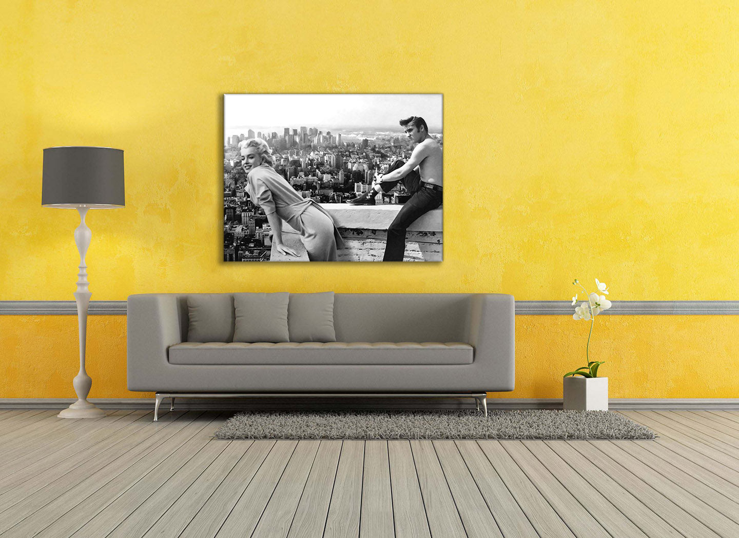 Canvas print Marilyn & Elvis - Fine Art Canvas- Wall Art Decor