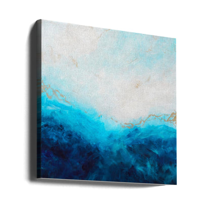  Blue Sea, golden Sunlight 1 Abstract Wall Artwork 0