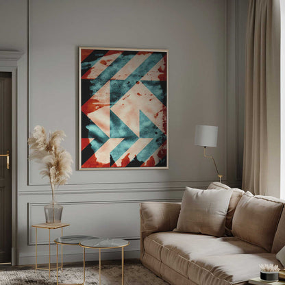 Wall art Abstract Geometric Shapes