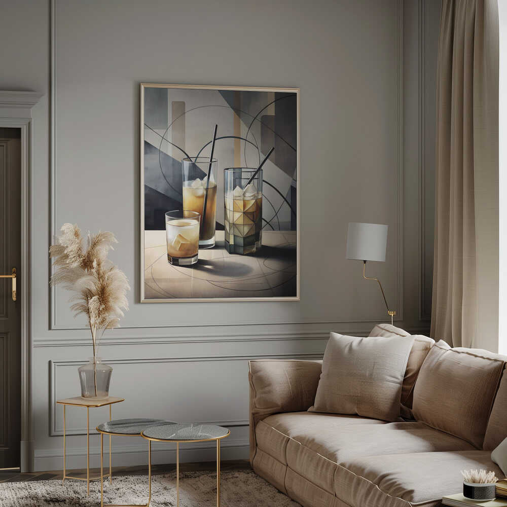 Wall art Cubist Cocktails