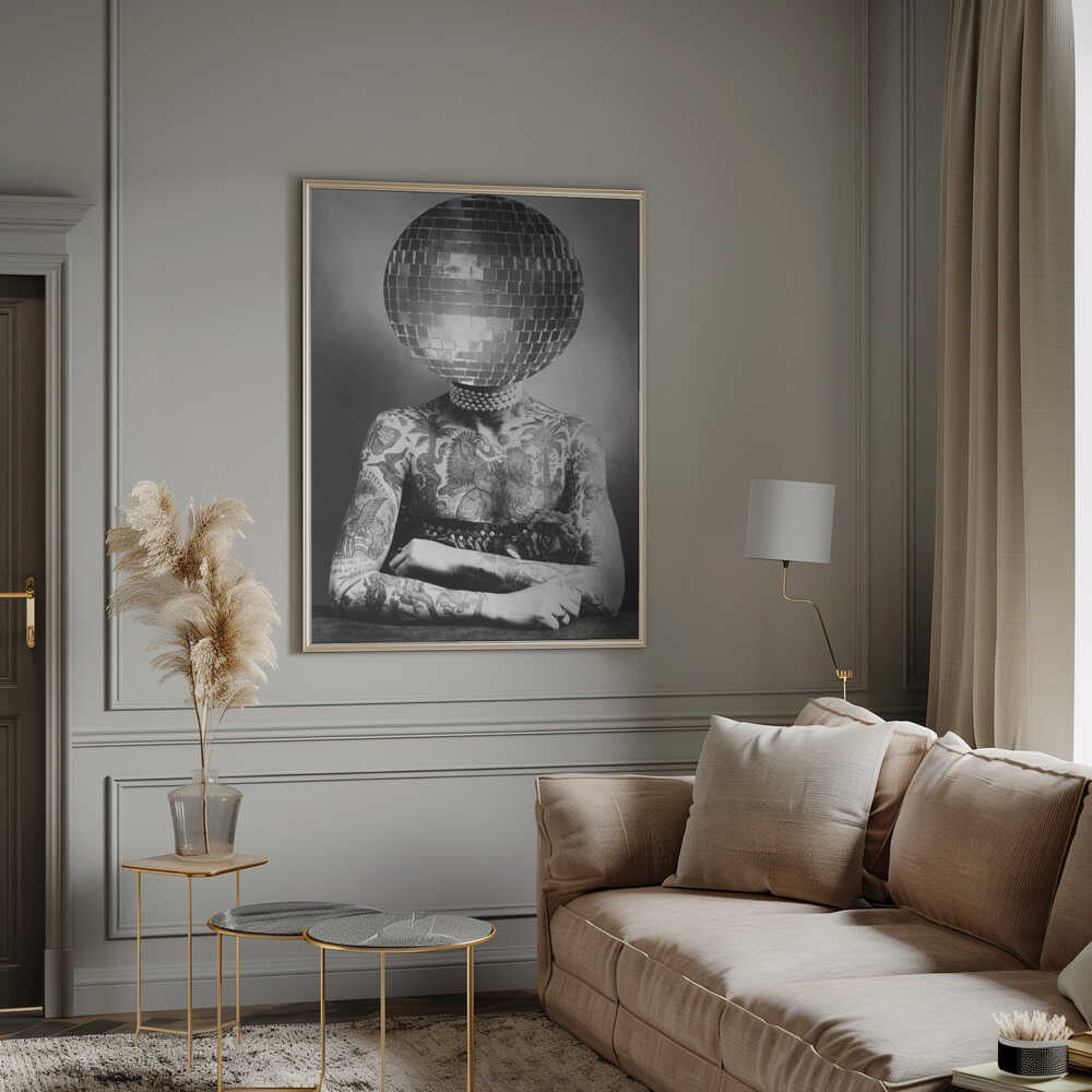 Wall art DISCO VINTAGE PORTRAIT