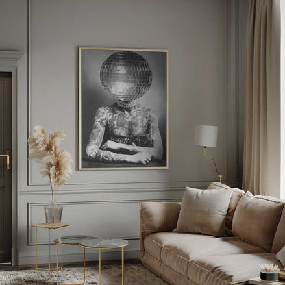 Wall art DISCO VINTAGE PORTRAIT