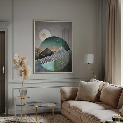 Wall art Celestial Geometry