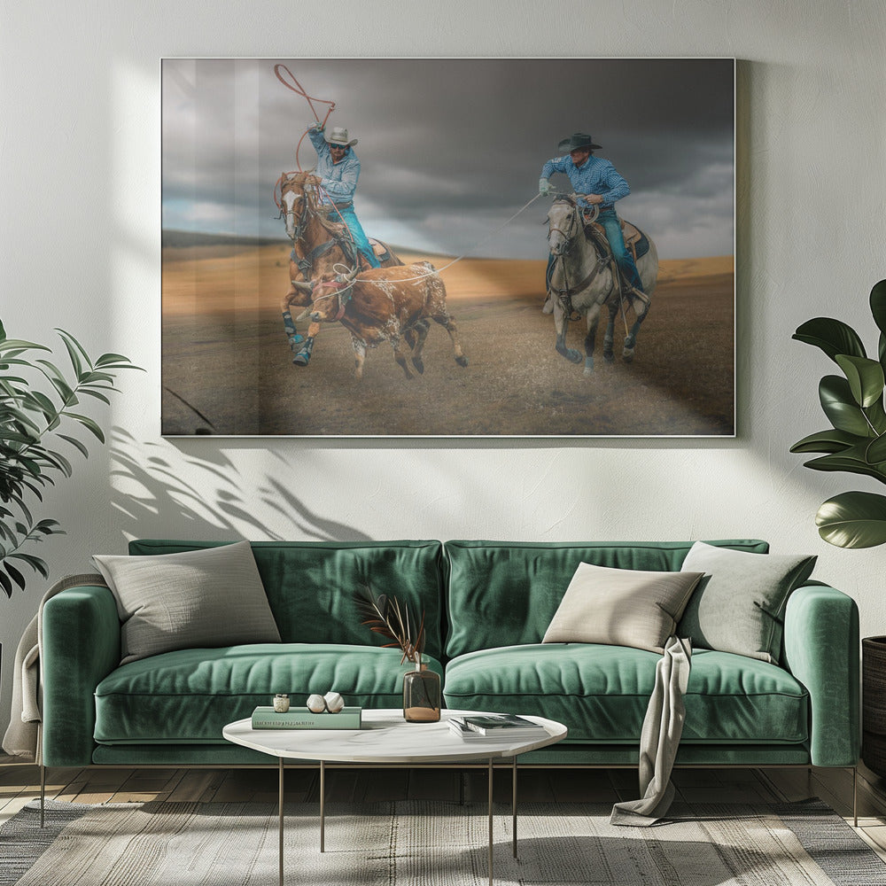  Team Roping Wall Artwork 0
