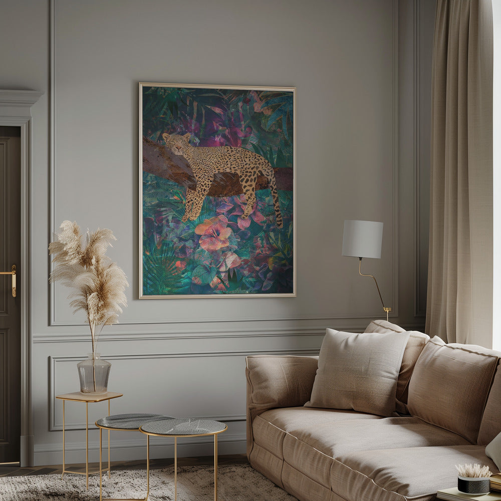 Artwork Leopard Jungle2 12inches- 