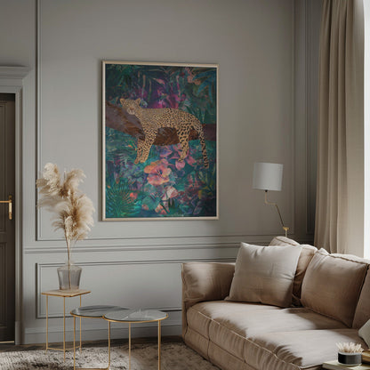 Artwork Leopard Jungle2 12inches- 
