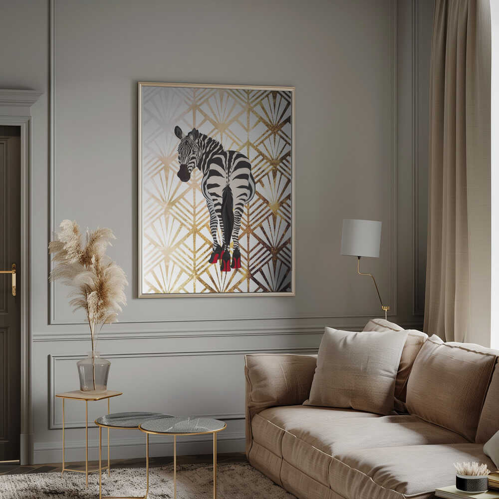 Wall art Zebra Hells Art Deco