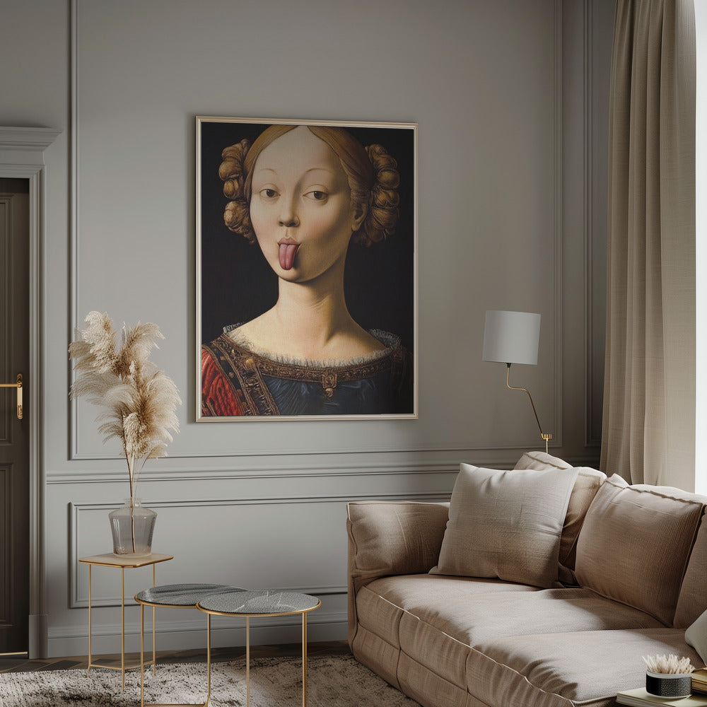 canvas prints Insolent Ladyinches- 