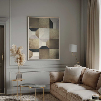 Wall art Geometric Gold Rhythm