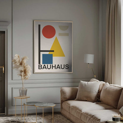 Wall art Geometric Bauhaus Design #2