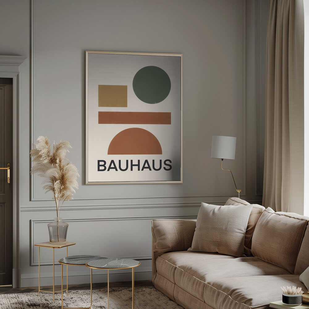 Wall art Bauhaus Geometric minimal 04