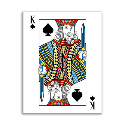 Canvas Wall At-King of Spades Canvas 36" x 48" 3648-045